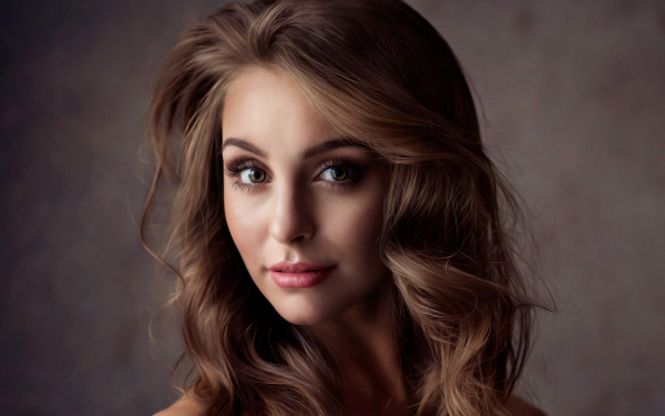 Миловидная девушка