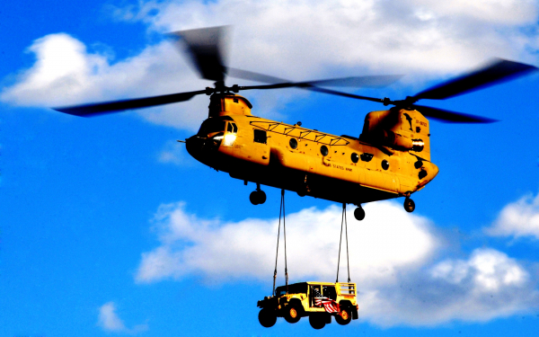 Американский вертолет CH-47 Чинук