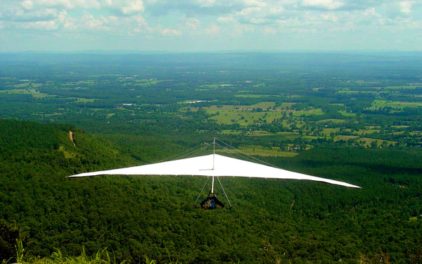 Полёт дельтаплана