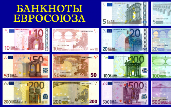 Банкноты Евросоюза
