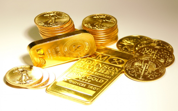 Деньги в золоте