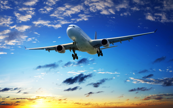 Аэробус заходит на посадку