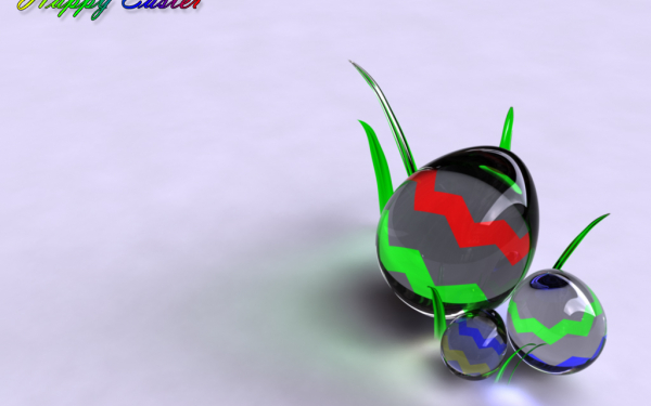 Пасхальные яйца 3d