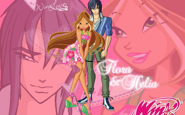 Флора и Гелия влюбленные