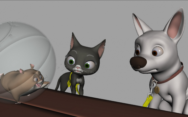 Хомяк из мультфильма Вольт