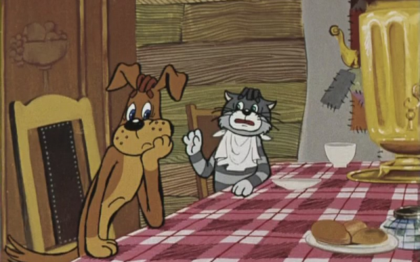 Пес Шарик и кот Матроскин