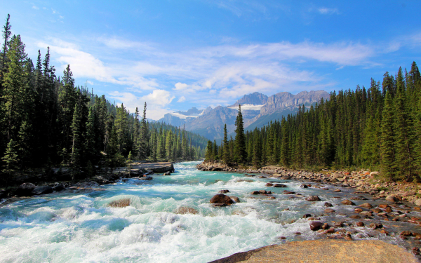 Река Боу в Канаде