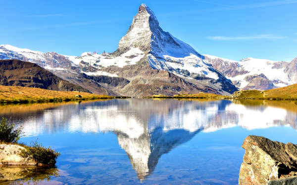 Гора Маттерхорн в Альпах