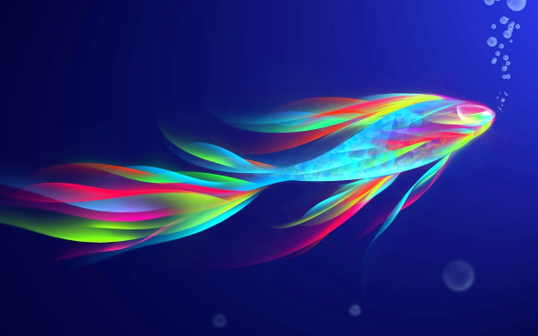 Радужная рыбка