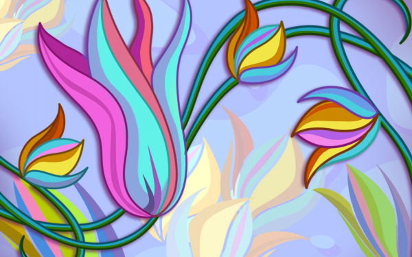 Цветочная абстракция