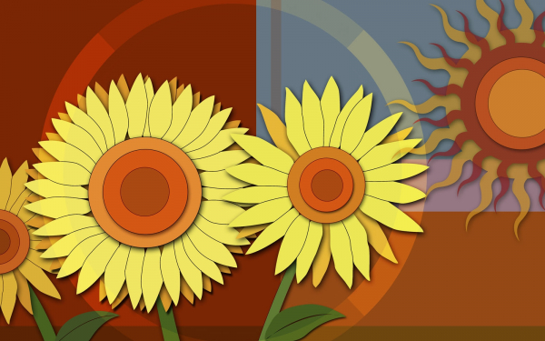 Подсолнухи