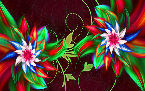 Разноцветная абстракция