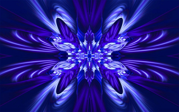 Синяя абстракция