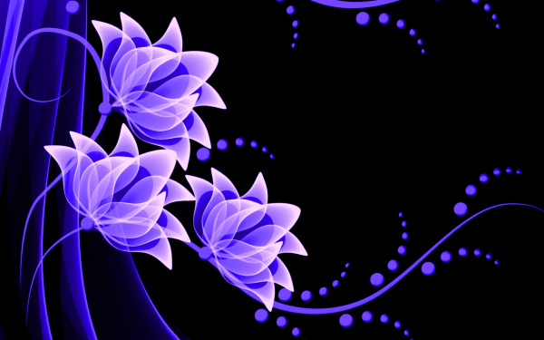 Цветы абстракция