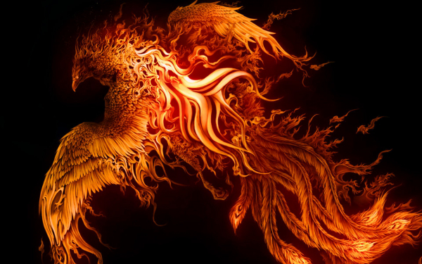 Жар-птица абстракция