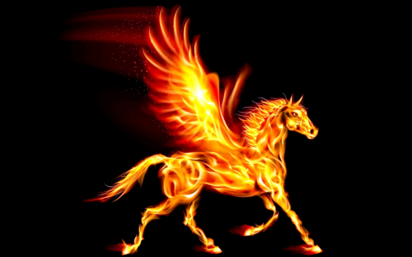 Пегас абстракция