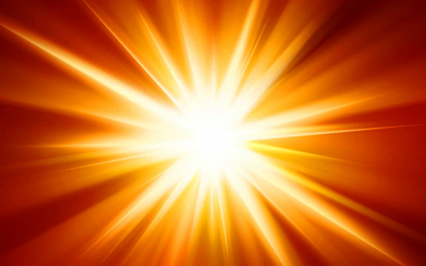 Вспышка света абстракция