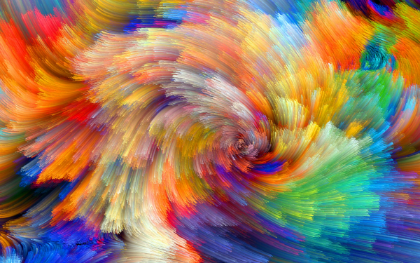 Абтракция красок