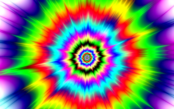 Радужные краски абстракция