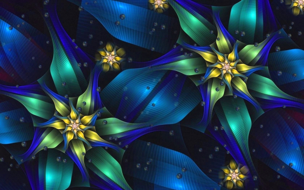 Цветочный фрактал