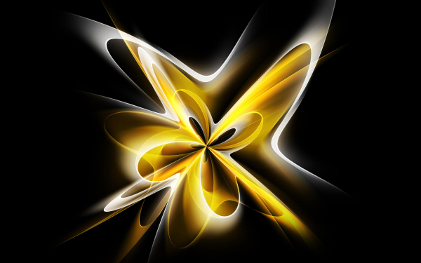 Абстракция на черном фоне