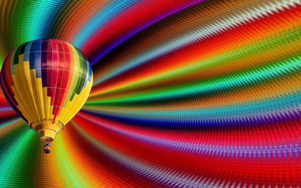 Абстракция с воздушным шаром