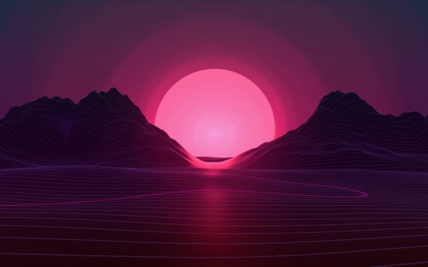 Закат абстракция