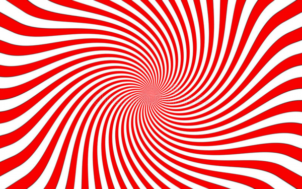 Красно-белая абстракция