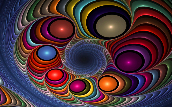 Разноцветный фрактал