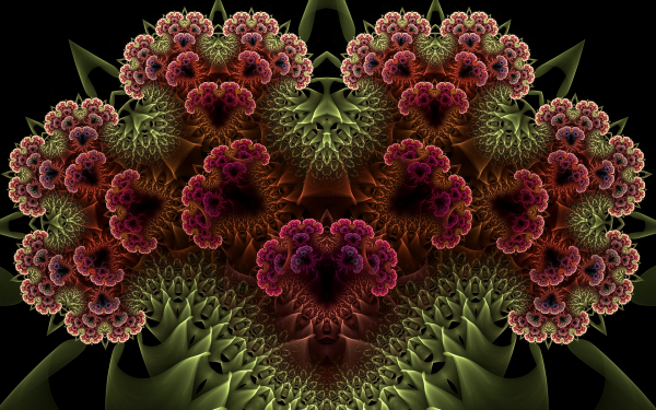 Букет цветов абстракция