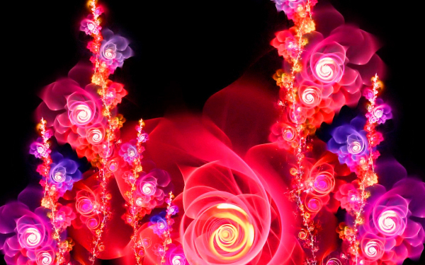 Абстрактная картинка цветов