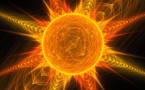 Абстрактное солнце