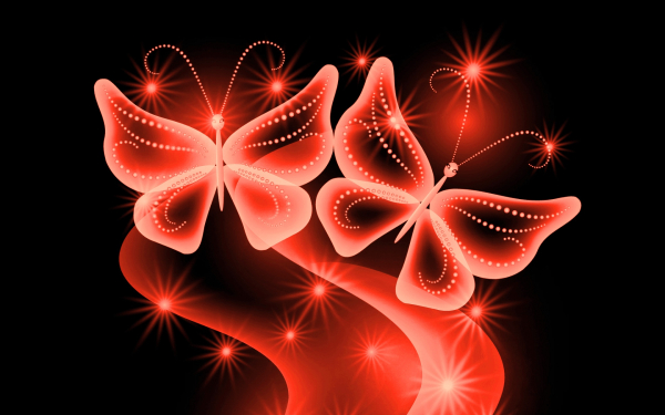 Бабочки абстракция