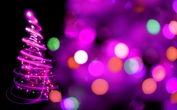 Абстрактная новогодняя картинка