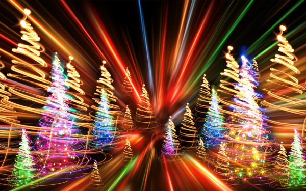 Новый год абстракция