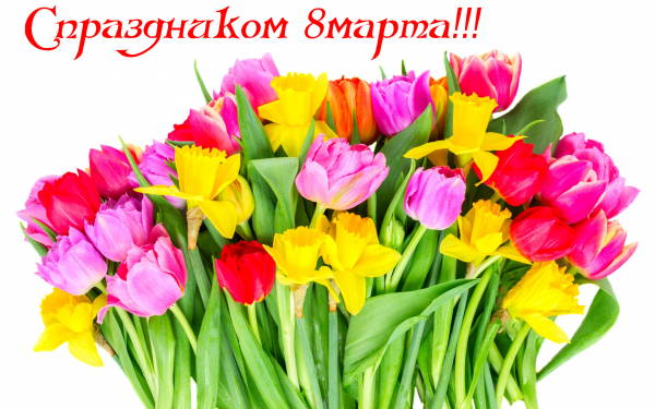 Весенние цветы к 8 марта