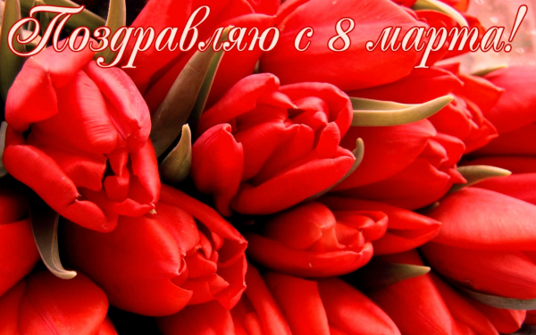 Поздравление с 8 марта