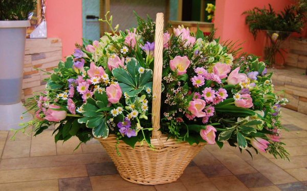 Корзина цветов
