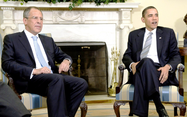 Сергей Лавров и Барак Обама