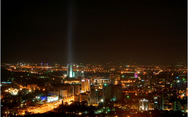 Алматы ночью