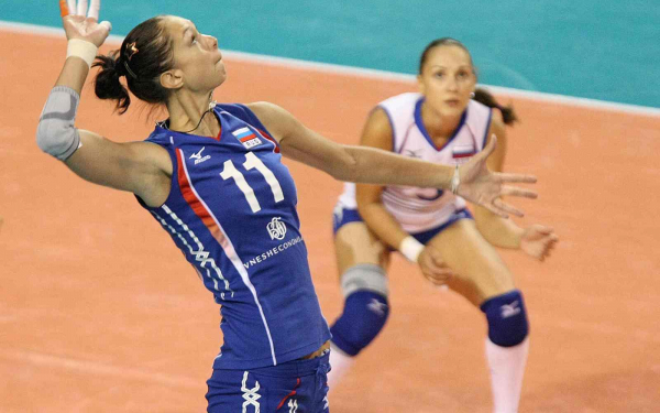 Екатерина Гамова в атаке