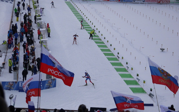 Стрелковый стадион биатлонистов