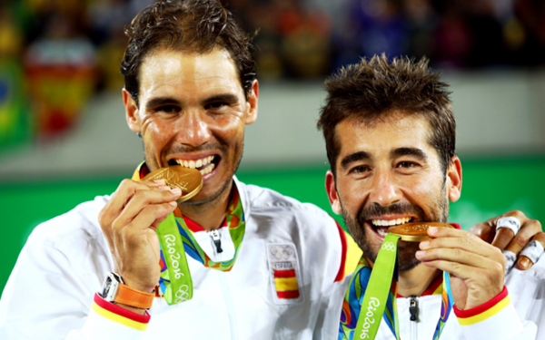 Рафаэль Надаль и Марк Лопес - олимпийские чемпионы в парном разряде