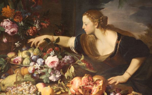 Абрахам Брейгель.  Женщина с фруктами