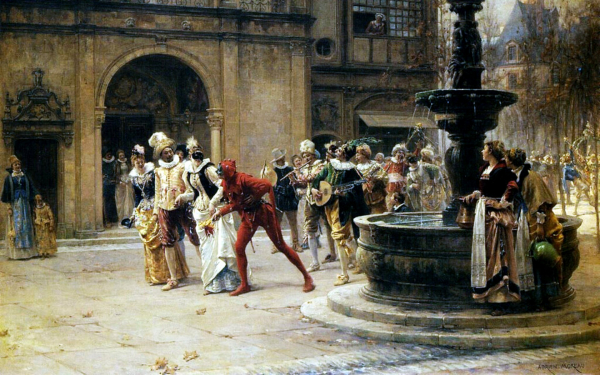 Адриан Моро. Карнавальная процессия