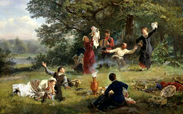 А.И. Корзухин. Воскресный день