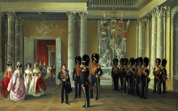 Адольф Ладюрнер. Гербовый зал Зимнего дворца