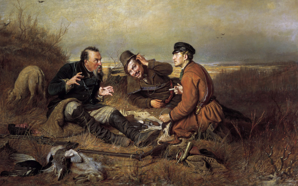 Василий Перов. Охотники на привале