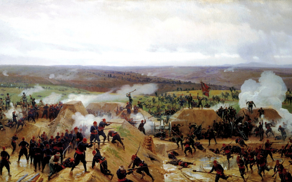 Дмитриев-Оренбургский Николай Дмитриевич. Захват Гривицкого редута под Плевной