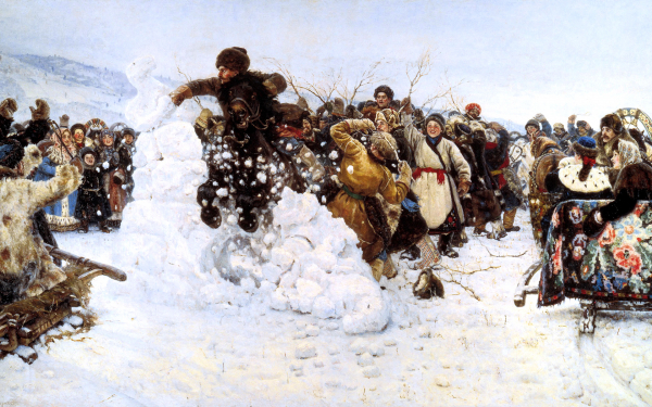 Василий Суриков. Взятие снежного городка